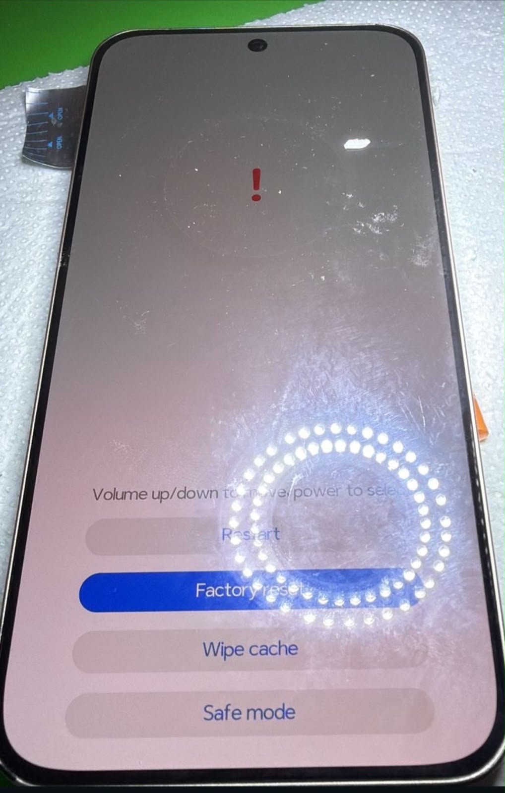 Honor 400 - pegado / recovery antes
